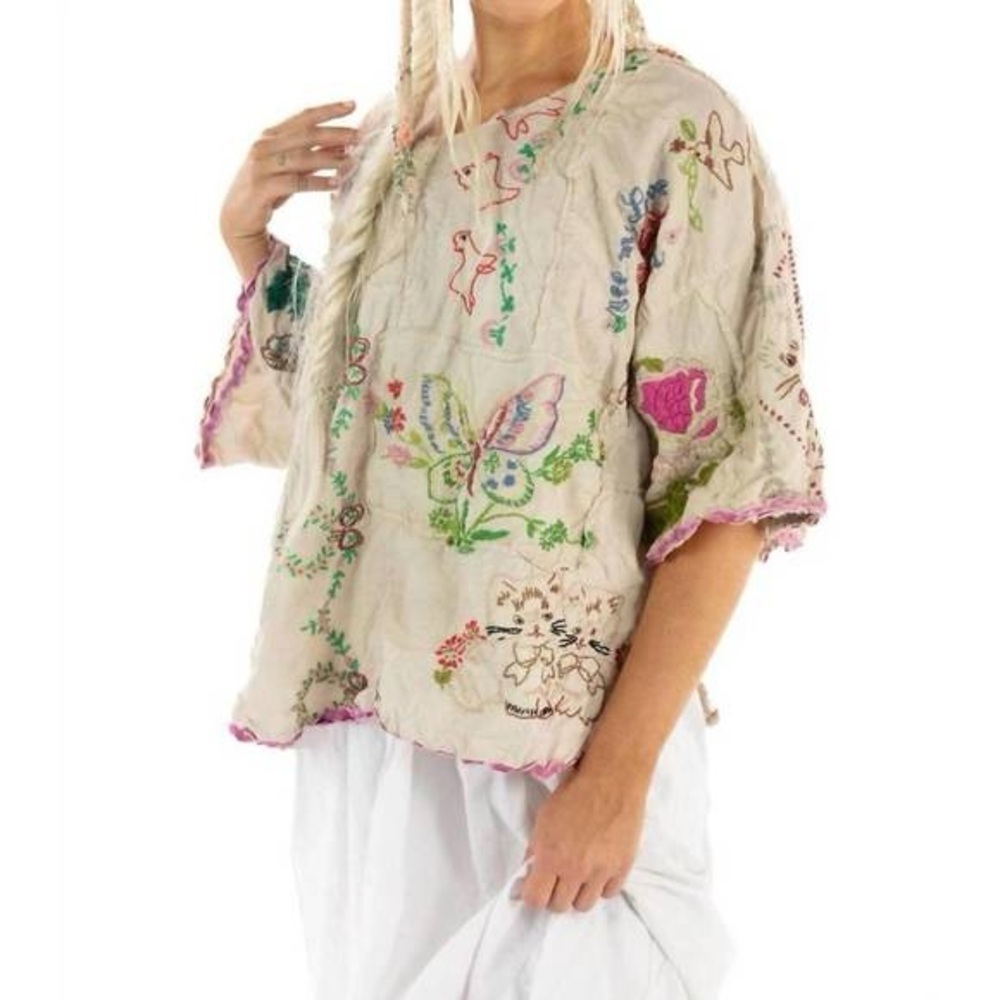 MAGNOLIA PEARL Embroidery shirt